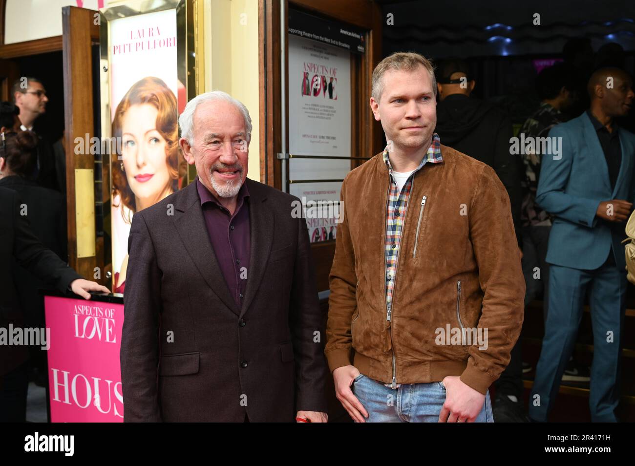 London, England, UK. 25th May, 2023. Simon Callow, Sebastian Fox