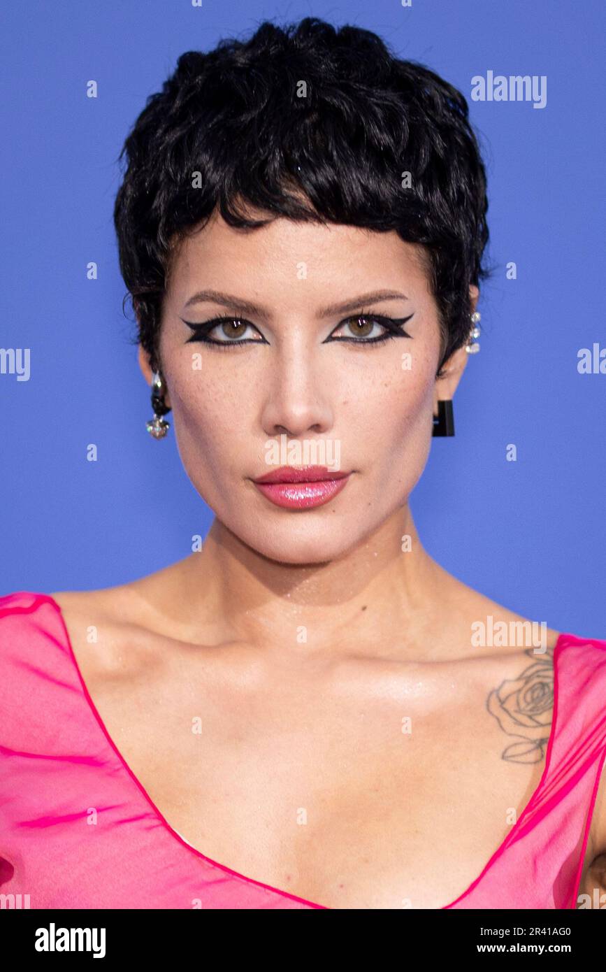 Halsey poses for photographers upon arrival at the amfAR Cinema Against ...