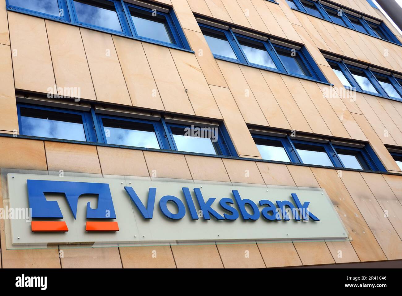 Branch of Volksbank Rhein-Erft-KÃ¶ln - Symbolic image Stock Photo
