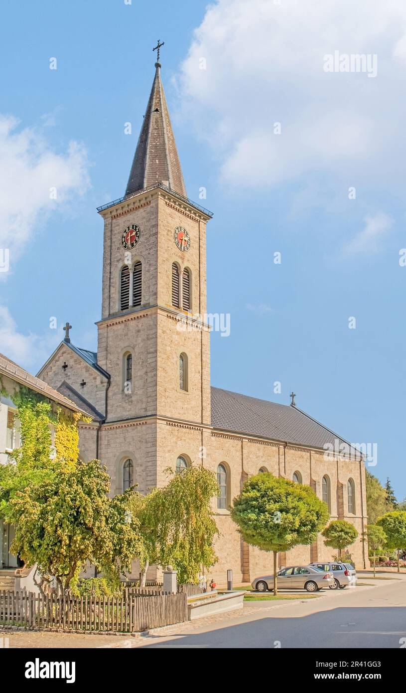 Catholic Church Sankt Gallus, Obereggingen Stock Photo
