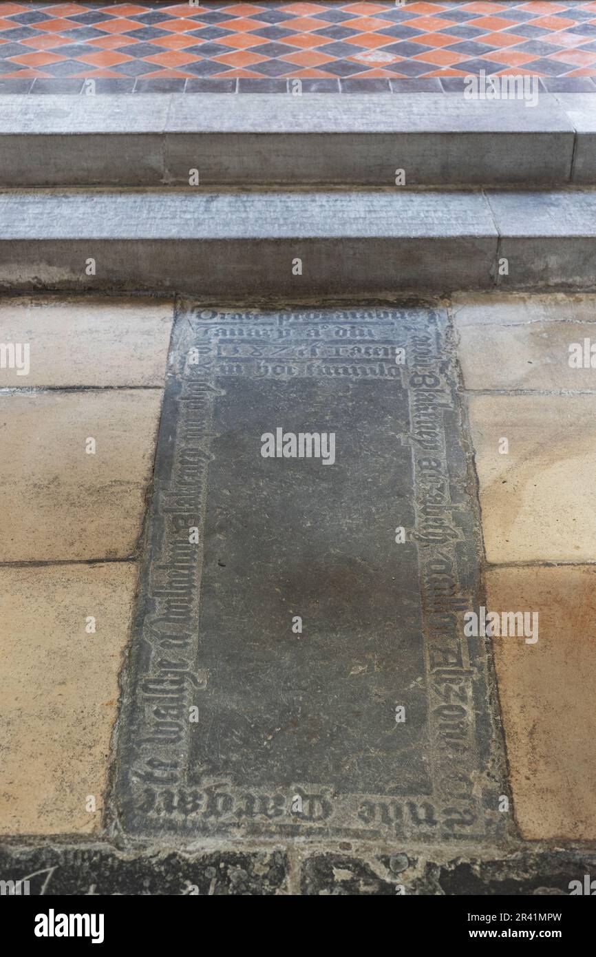 A 16th Century tomb inside St. Columba's Church in Swords, Ireland