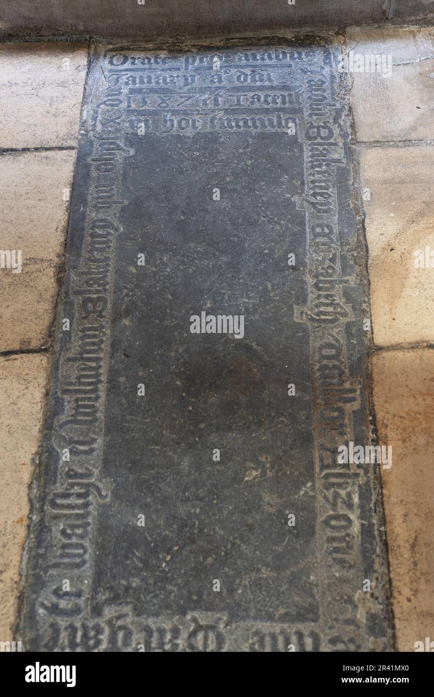 A 16th Century tomb inside St. Columba's Church in Swords, Ireland