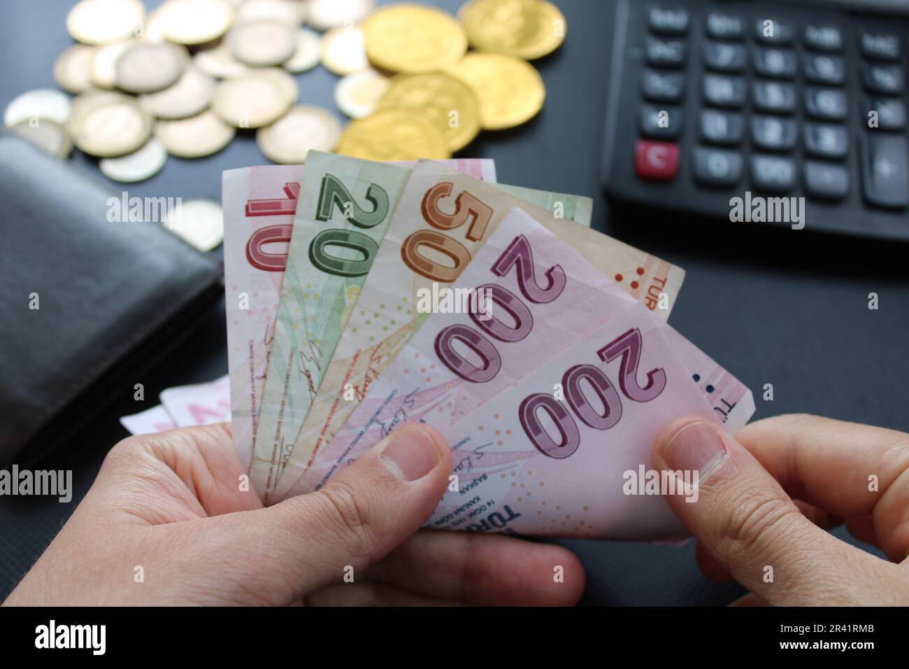 Hundred turkish lira hi-res stock photography and images - Alamy