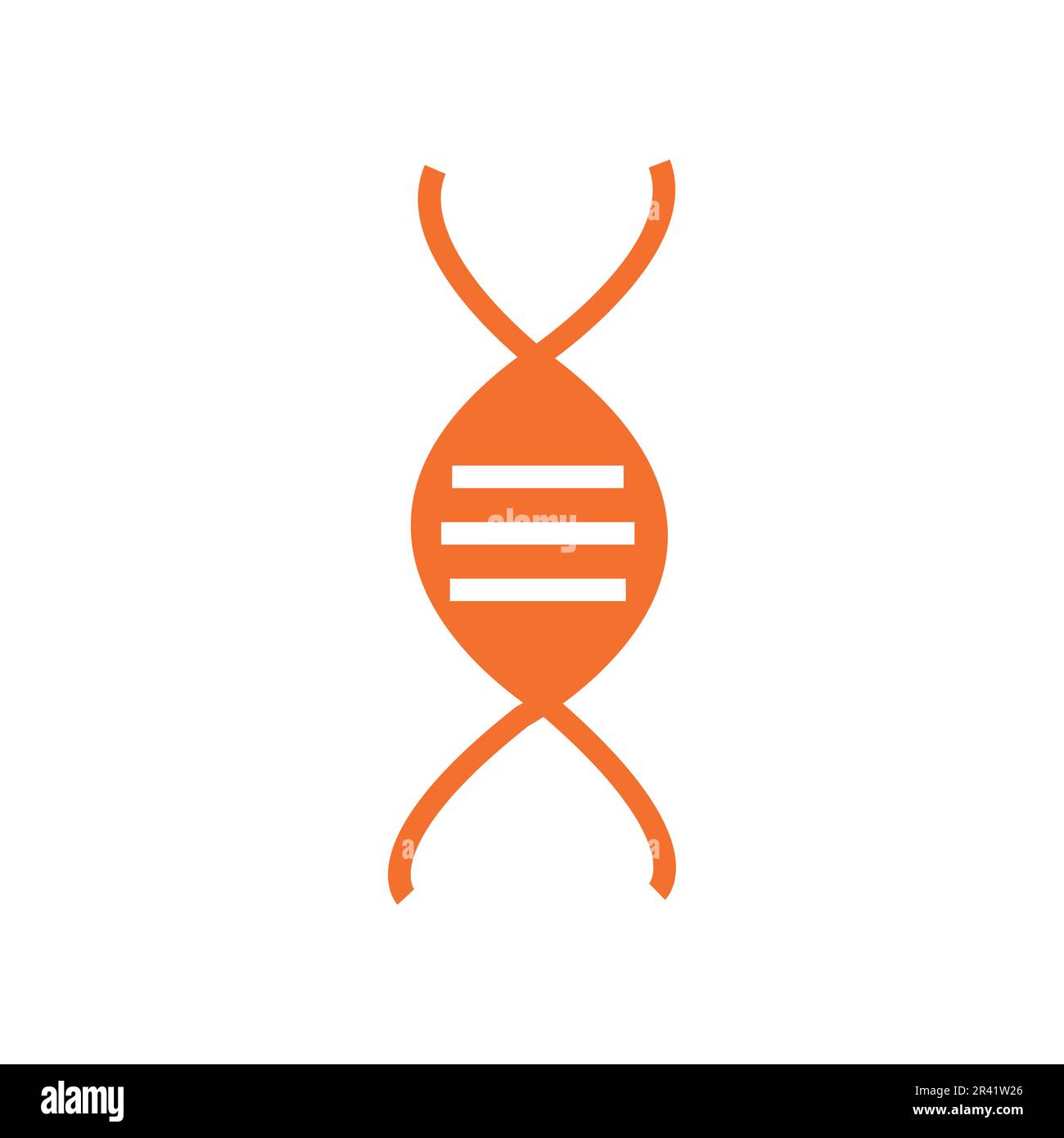 Flat Dna Icon Symbol Vector Illustration Stock Vector Image & Art - Alamy