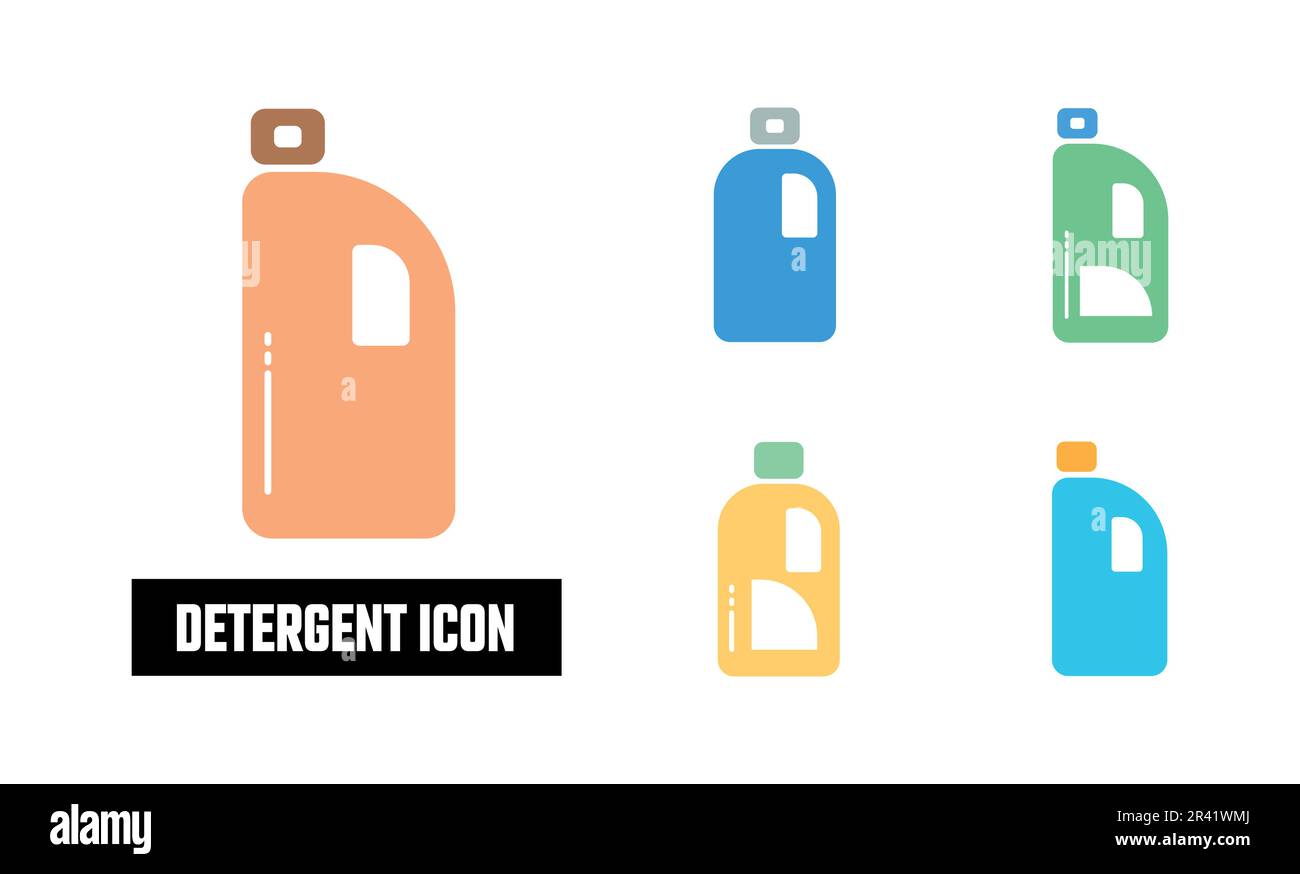 Flat Detergent Icon Symbol Vector Illustration Stock Vector Image & Art