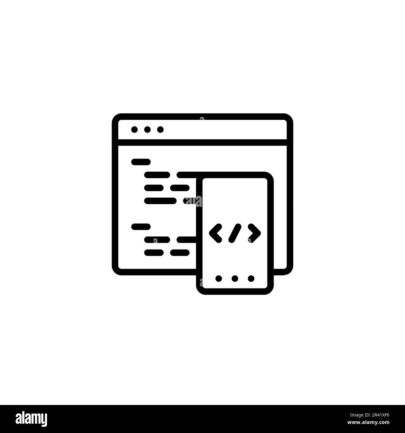 Mobile coding Black and White Stock Photos & Images - Alamy