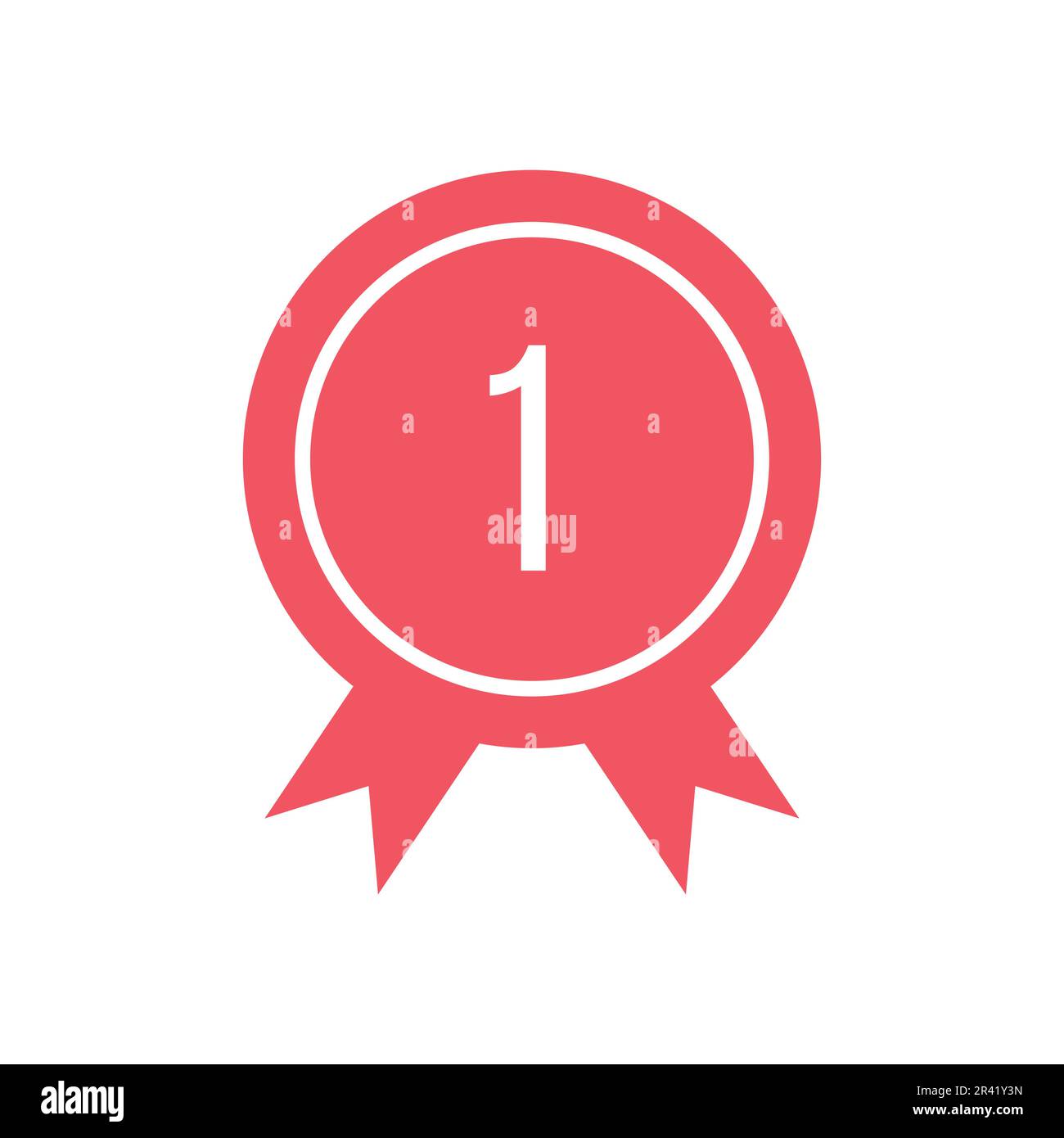 Flat Medal Icon Symbol Vector Illustration Stock Vector Image & Art - Alamy