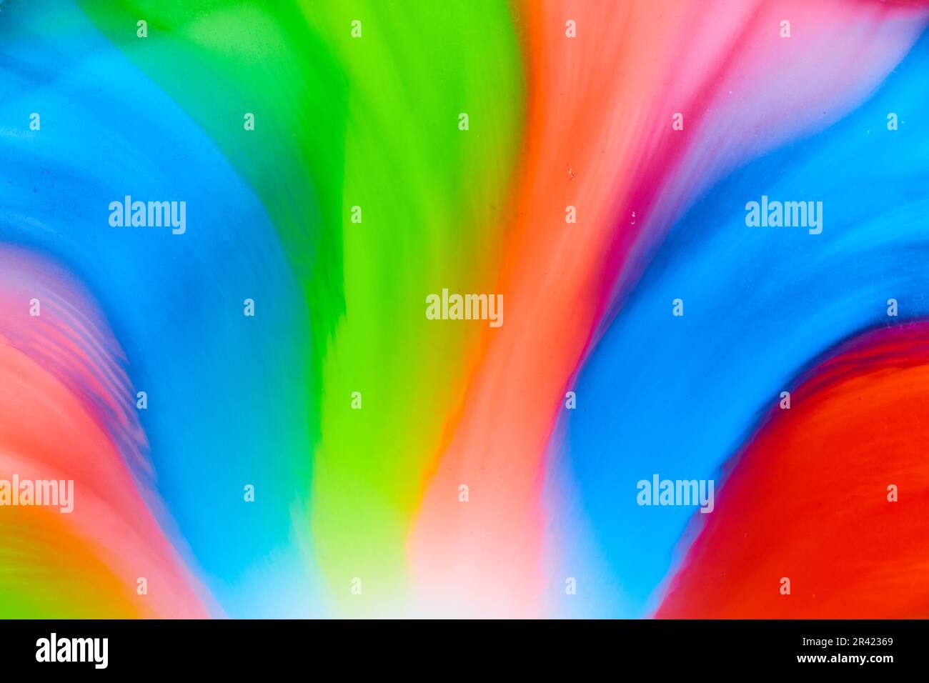 Psychedelic Skittles Candy White Half Circle Stock Photo
