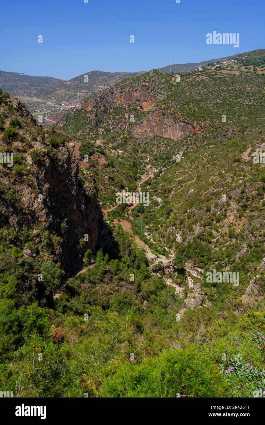 God's Bridge, Akchour, Talassemtane Nature Park, Rif region, morocco, africa Stock Photo