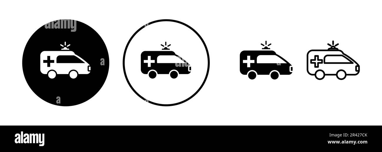 Ambulance icon vector. Ambulance car icon Stock Vector Image & Art - Alamy