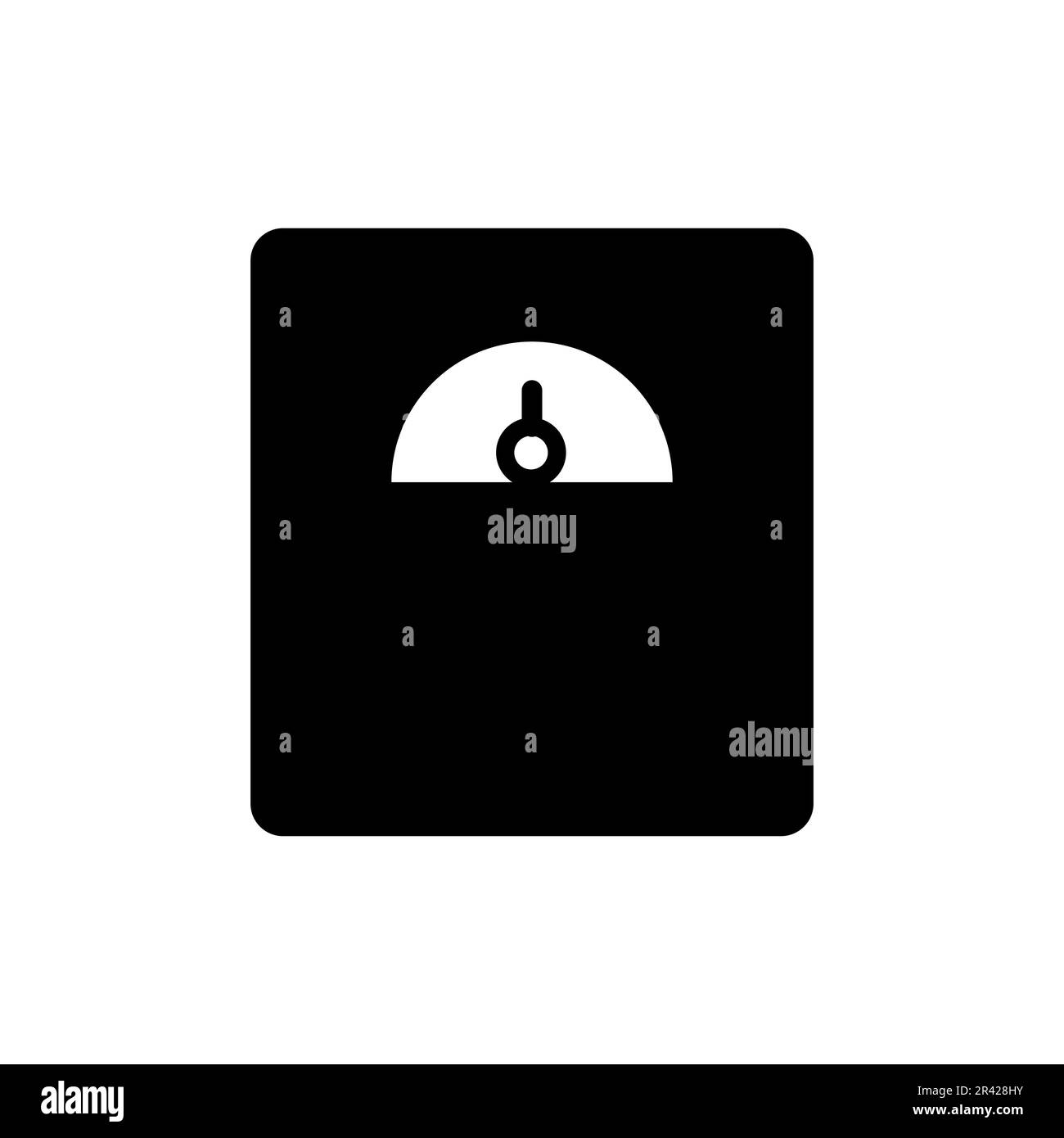 Weighing Scale Fill Icon Symbol Vector. Black Glyph Weighing Scale Icon Stock Vector Image & Art