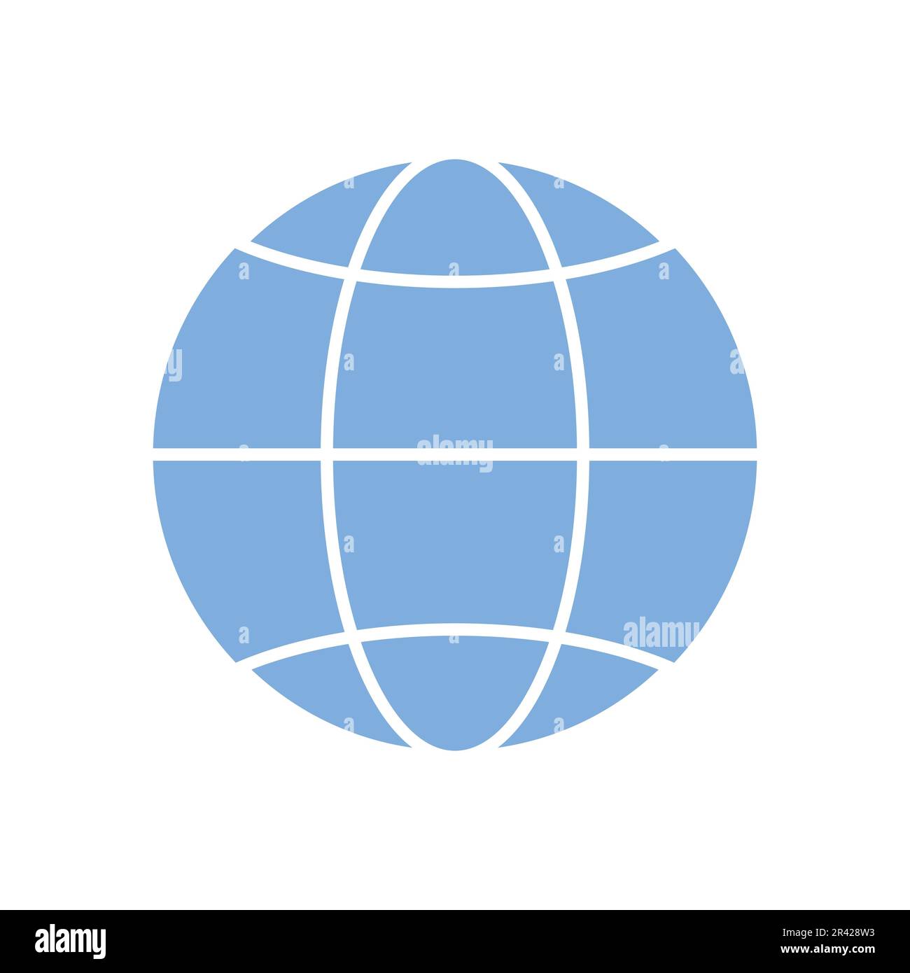 Flat World Icon Symbol Vector Illustration Stock Vector Image & Art - Alamy