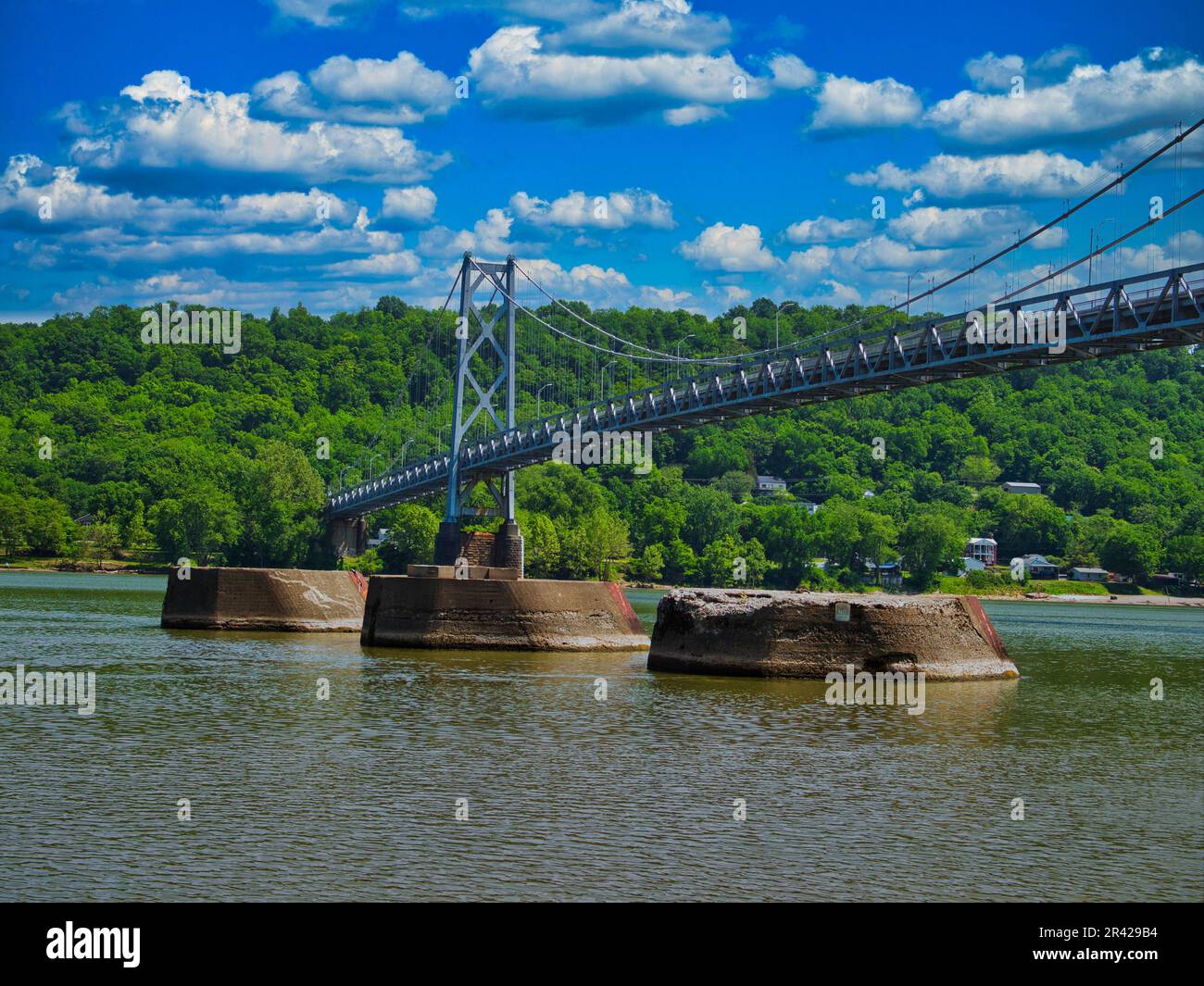 The Simon Kenton Memorial Bridge Maysville Ky USA 2023 Stock Photo