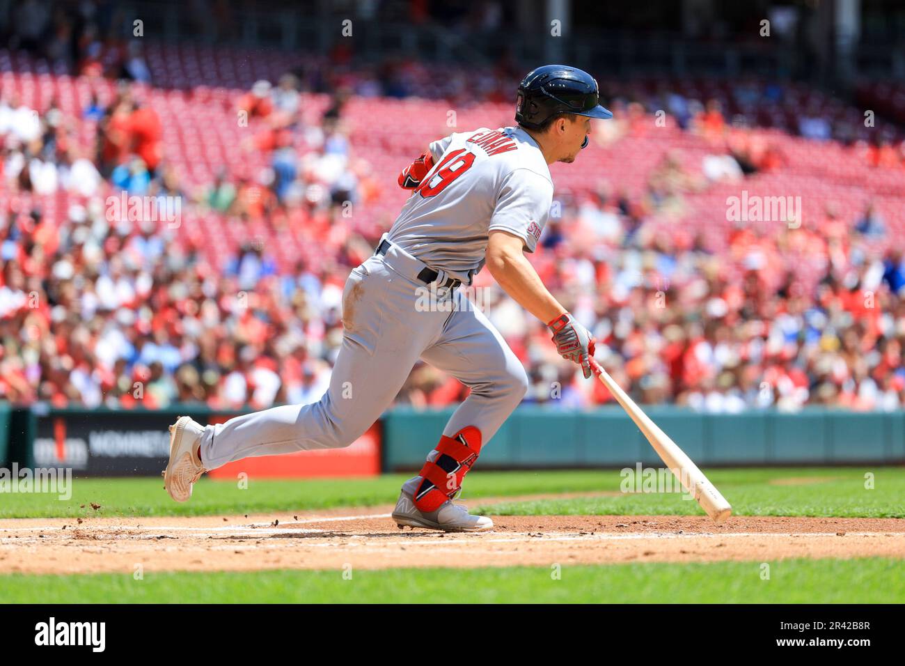 St. Louis Cardinals' Tommy Edman bats during a baseball game against