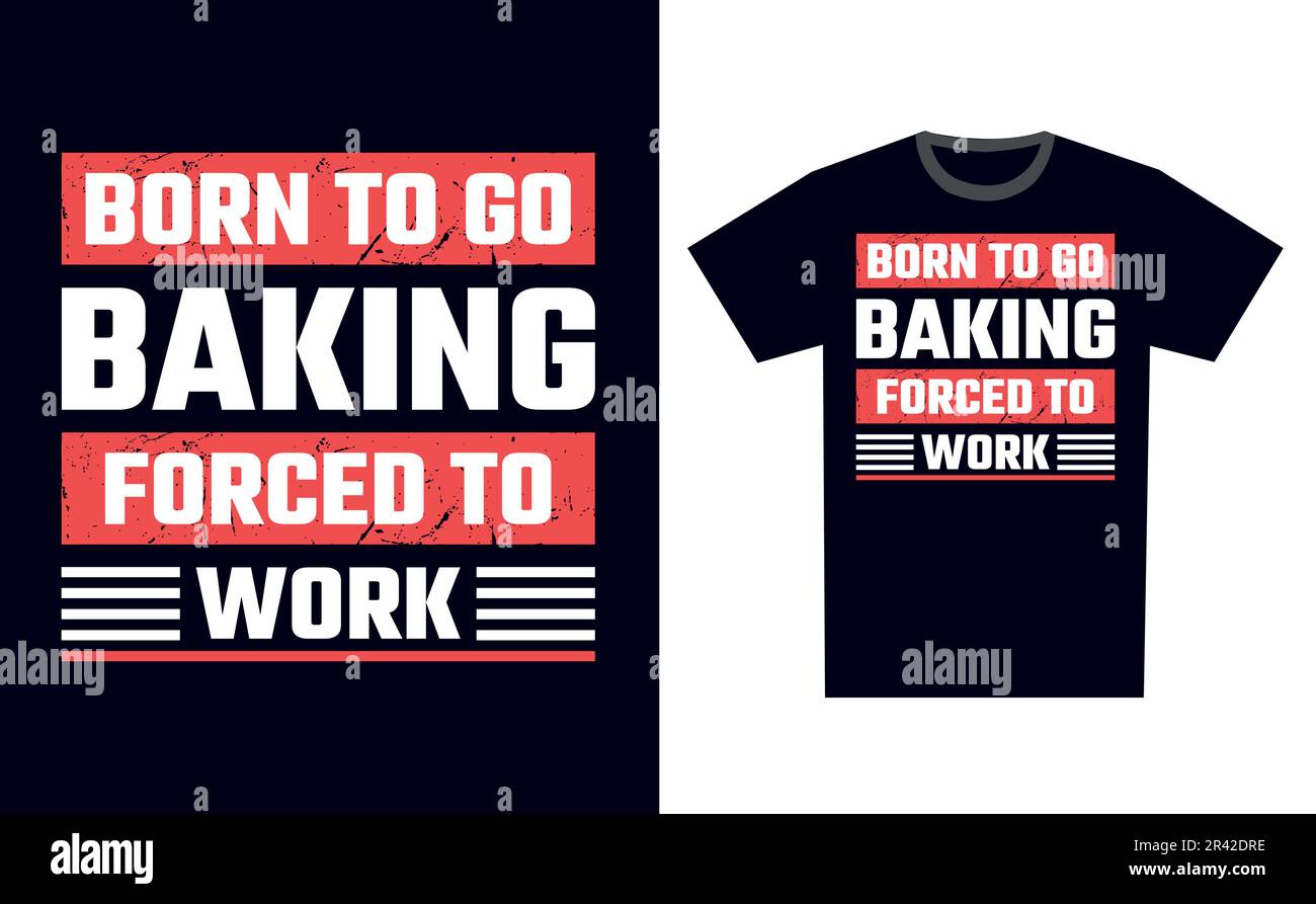 Baking T Shirt Design Template Vector Stock Vector Image & Art Alamy