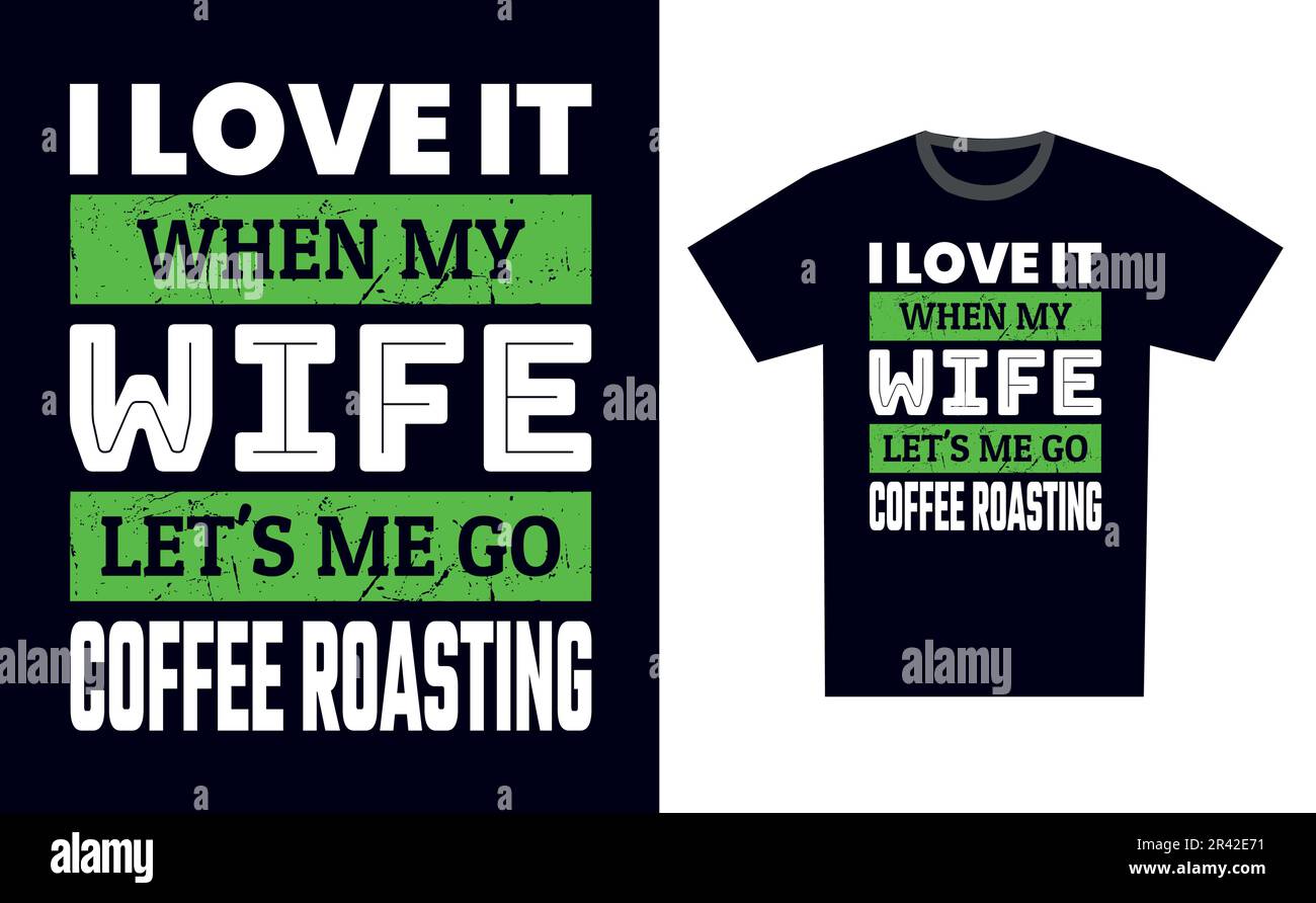Coffee Roasting T Shirt Design Template Vector Stock Vector