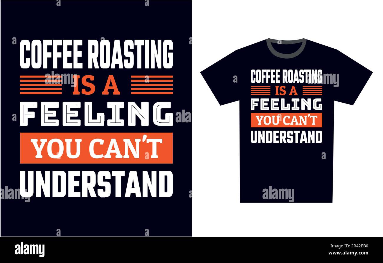 Coffee Roasting T Shirt Design Template Vector Stock Vector