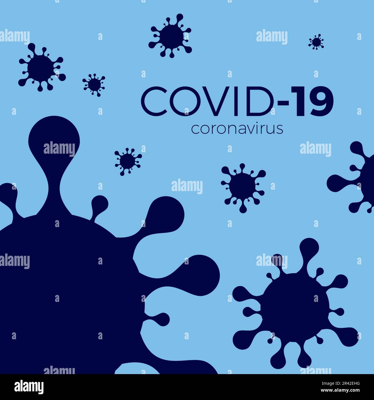 Covid 19 Background vector illustration. corona virus Stock Vector