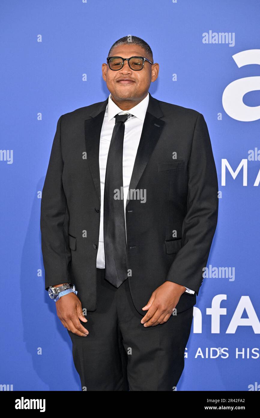 Cannes, France. May 25, 2023.  Omar Miller at the amfAR Cannes Gala 2023 during 76th Cannes Film Festival in Antibes, France on May 24, 2023. Photo by Julien Reynaud/APS-Medias/ABACAPRESS.COM Credit: Abaca Press/Alamy Live News Stock Photo