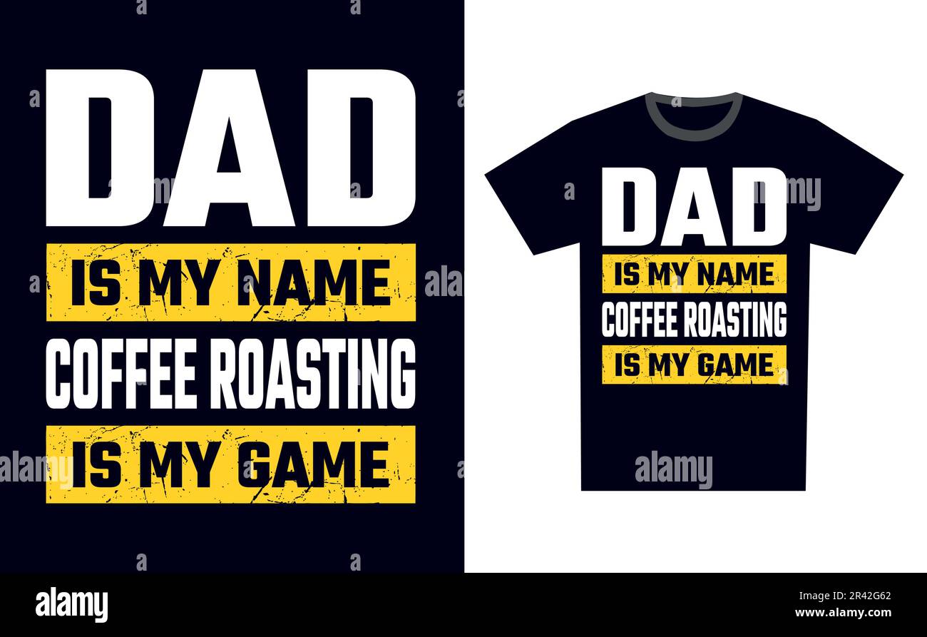 Coffee Roasting T Shirt Design Template Vector Stock Vector
