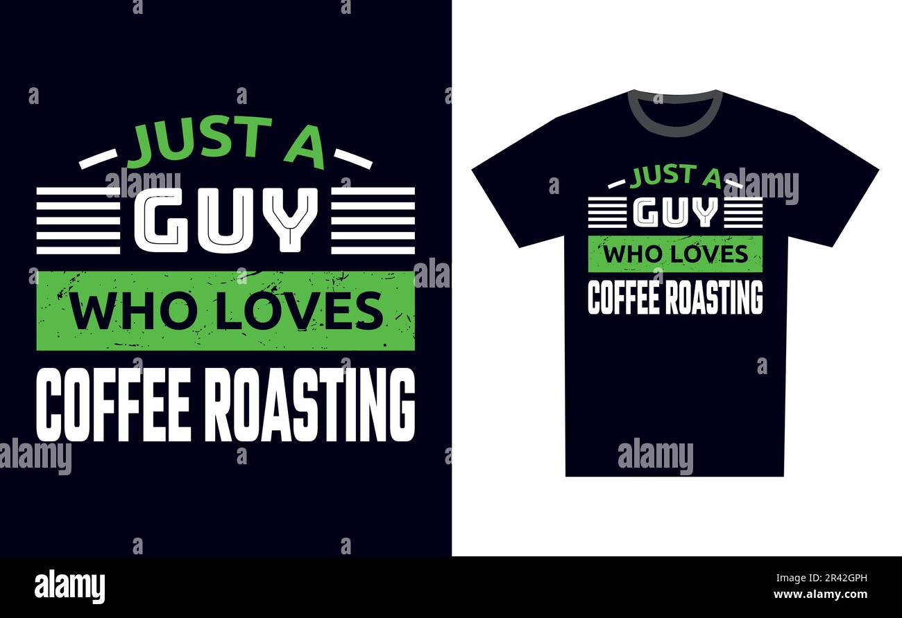 Coffee Roasting T Shirt Design Template Vector Stock Vector