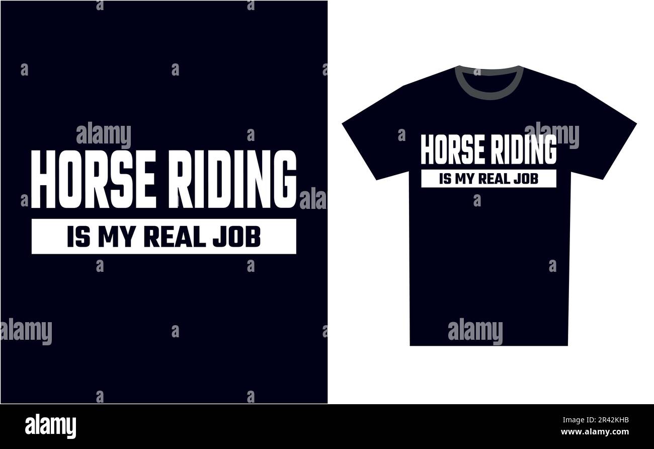 Horse Riding T Shirt Design Template Vector Stock Vector Image & Art