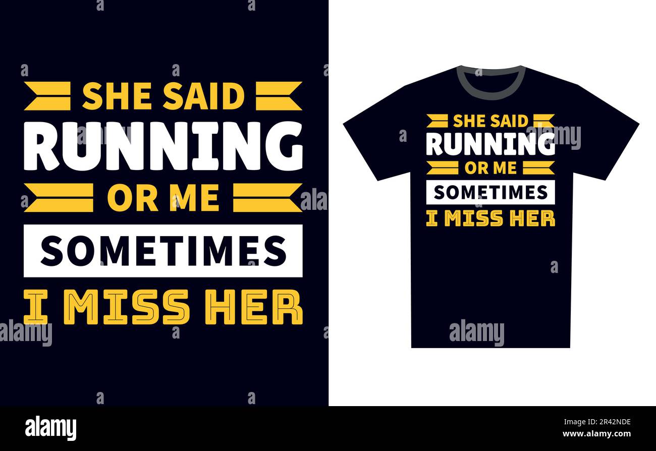 Running T Shirt Design Template Vector Stock Vector Image &amp; Art - Alamy