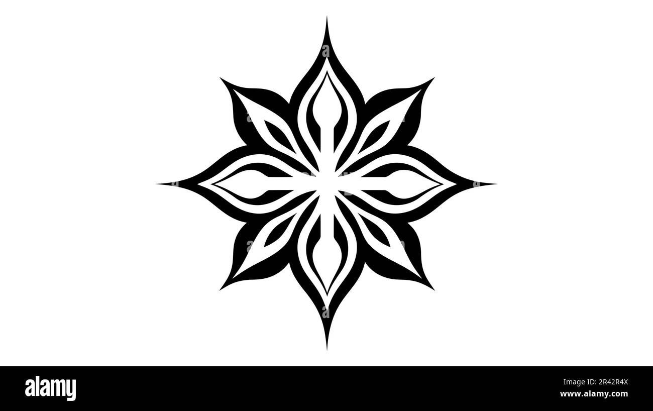 Abstract elegant tree leaf flower logo icon vector design Stock Vector ...