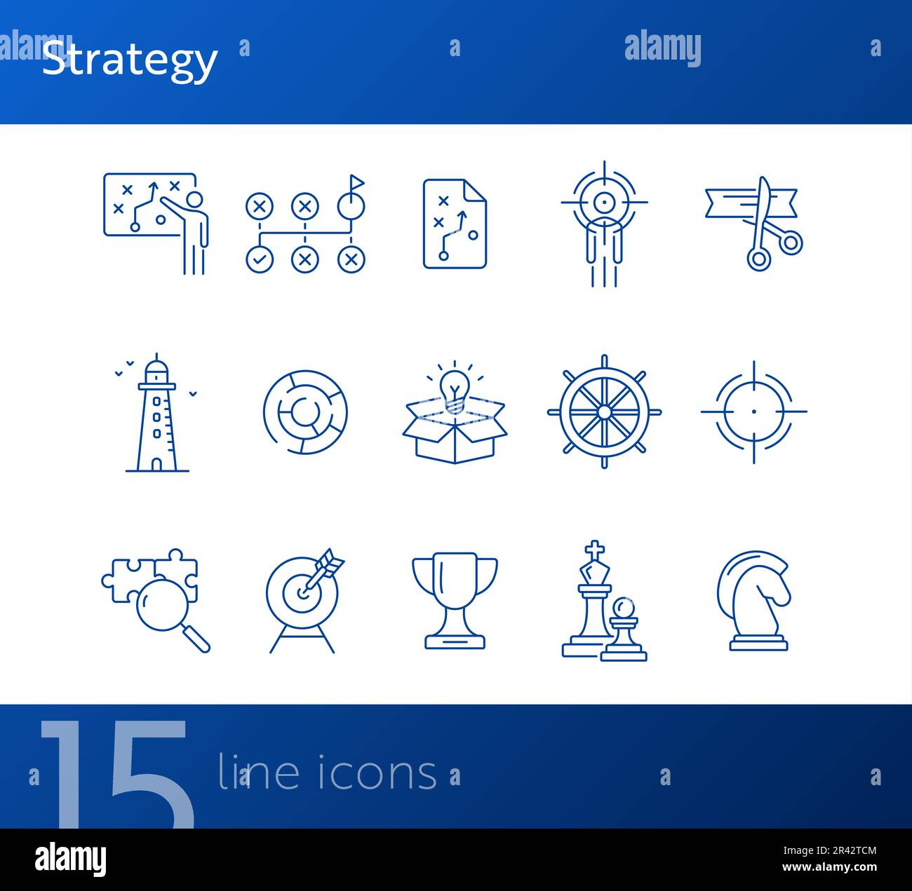 Chess award strategy Stock Vector Images - Alamy