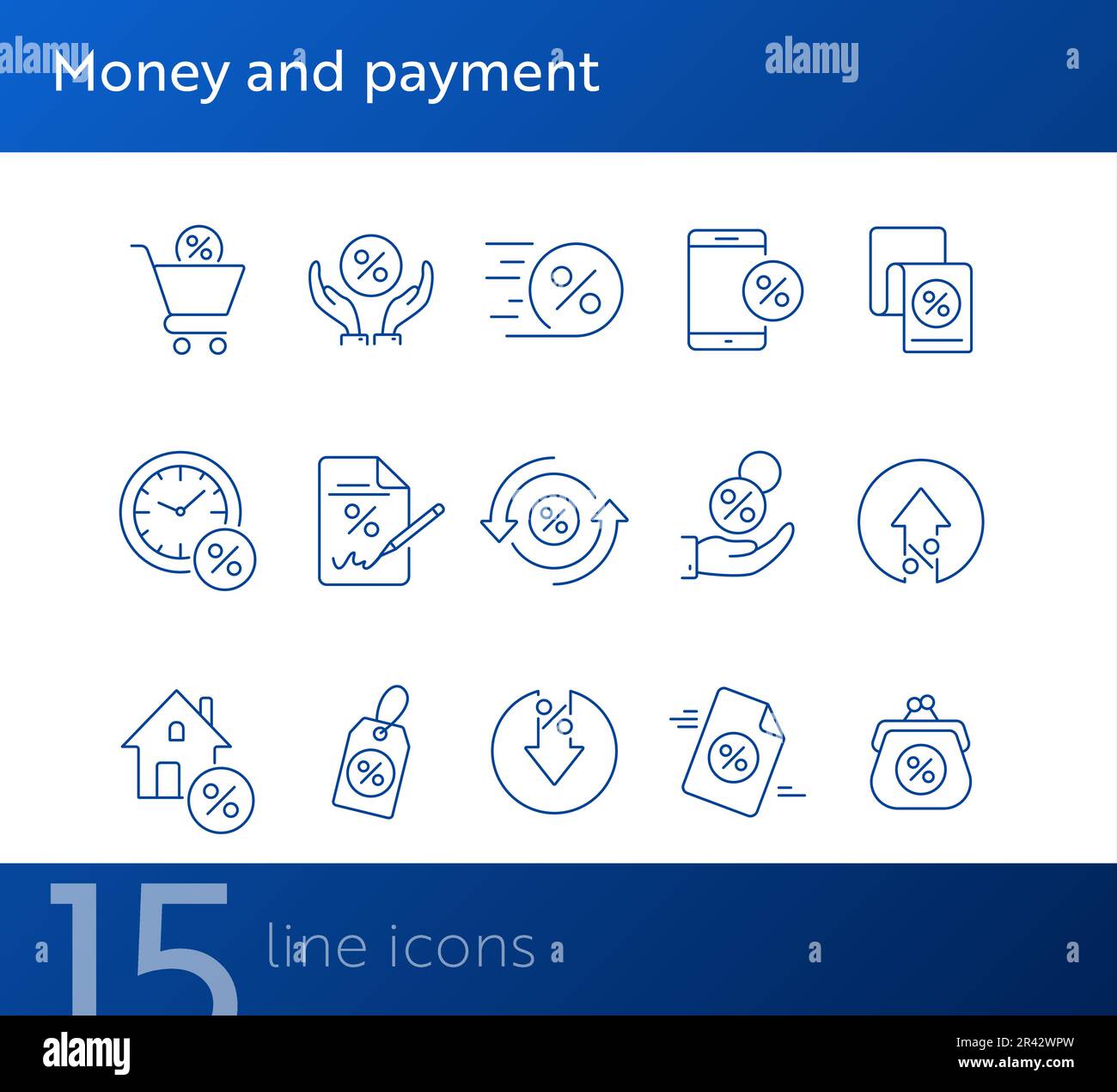 Money and payment icon set Stock Vector Image & Art - Alamy