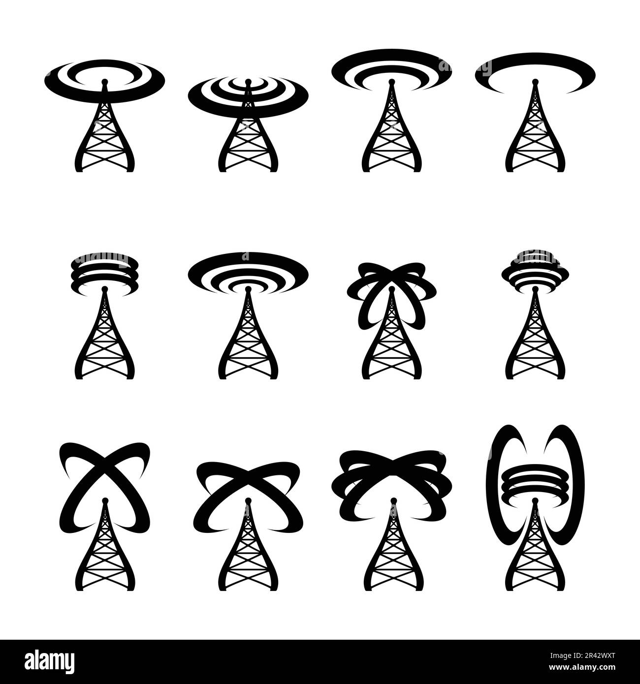 Radio And Cell Towers Set Stock Vector Image Art Alamy radio-and-cell-towers-set-stock-vector-image-art-alamy
