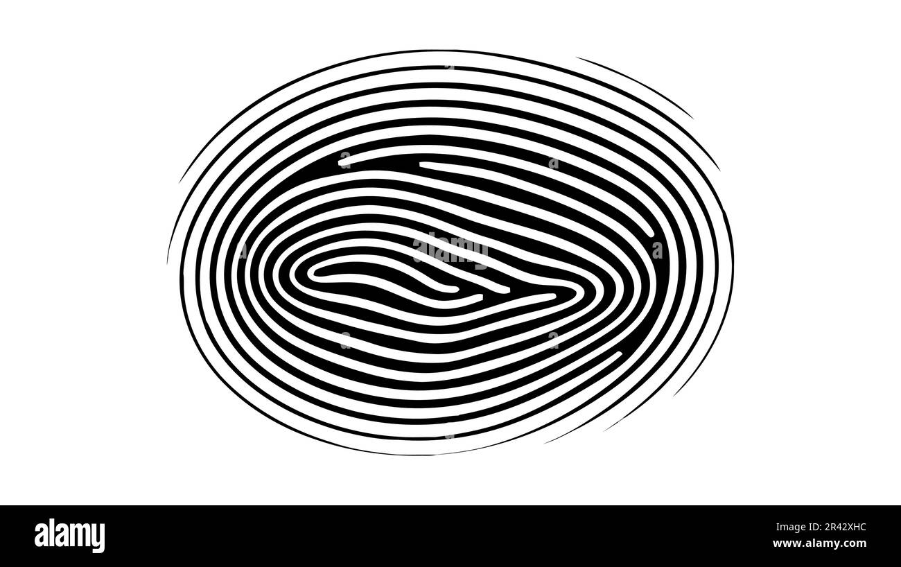 Finger print, fingerprint lock, ecure security logo vector icon ...