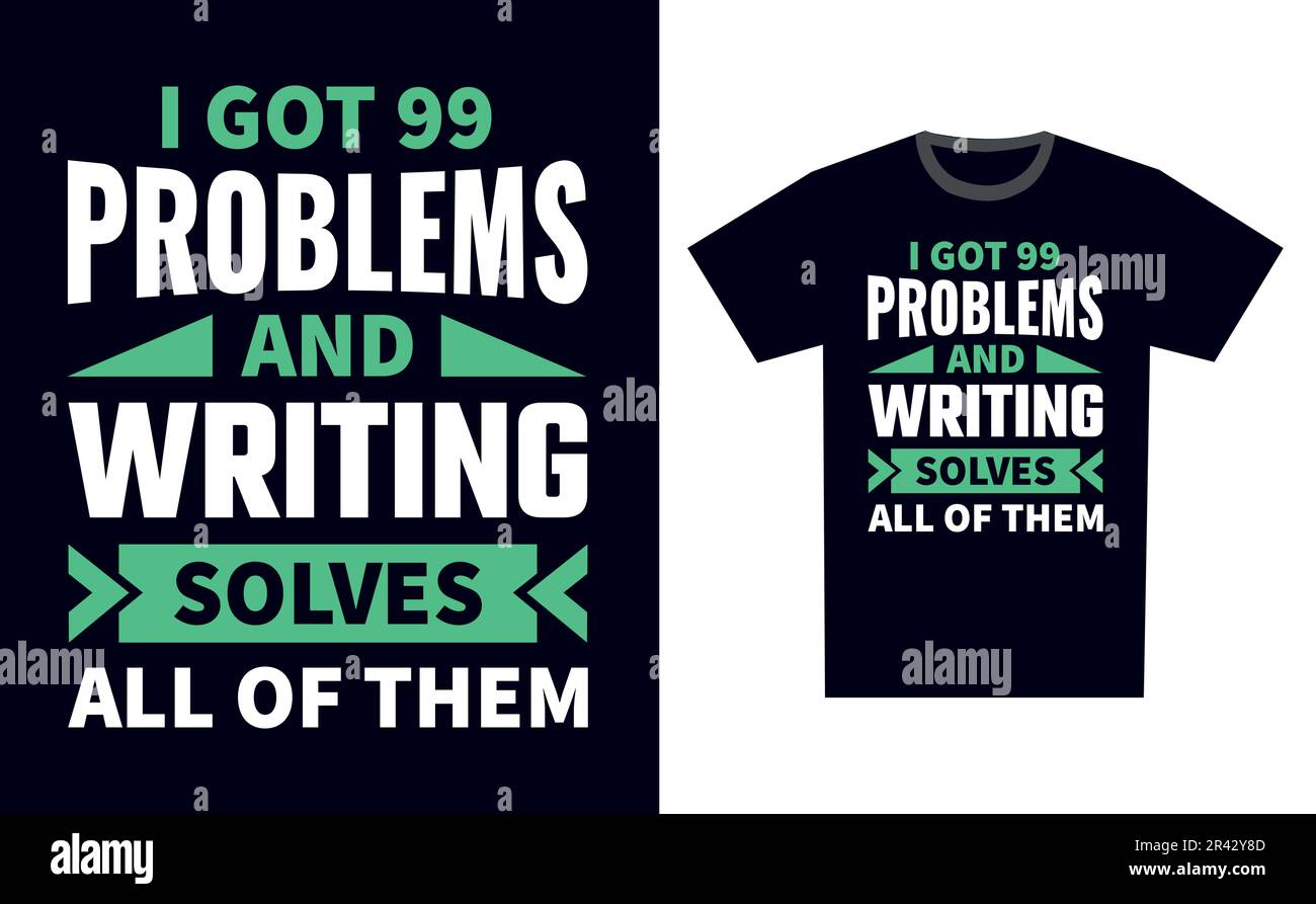 Writing T Shirt Design Template Vector Stock Vector Image & Art - Alamy