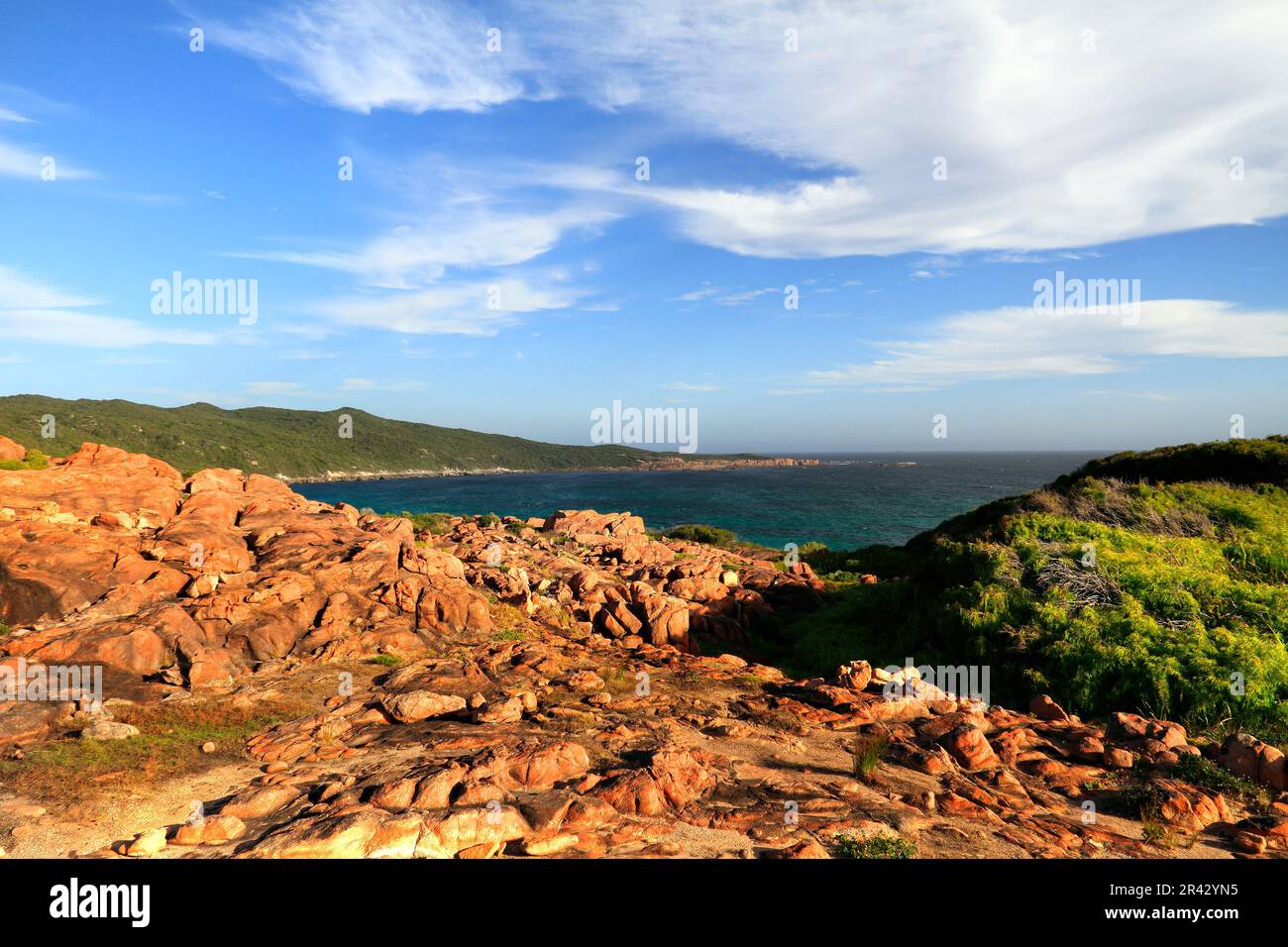 Rocky coastline, Cape Hamelin, Southwest Australia Stock Photo