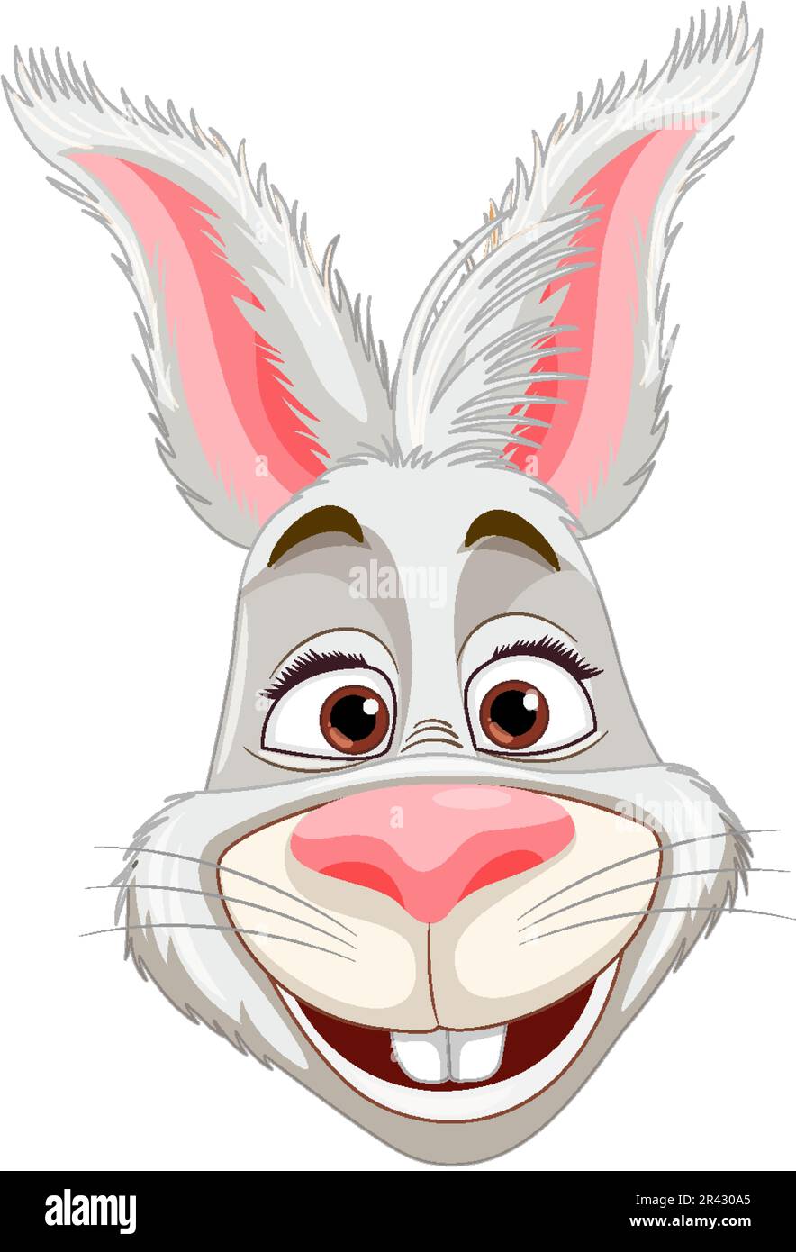 Cute rabbit cartoon character illustration Stock Vector Image & Art - Alamy