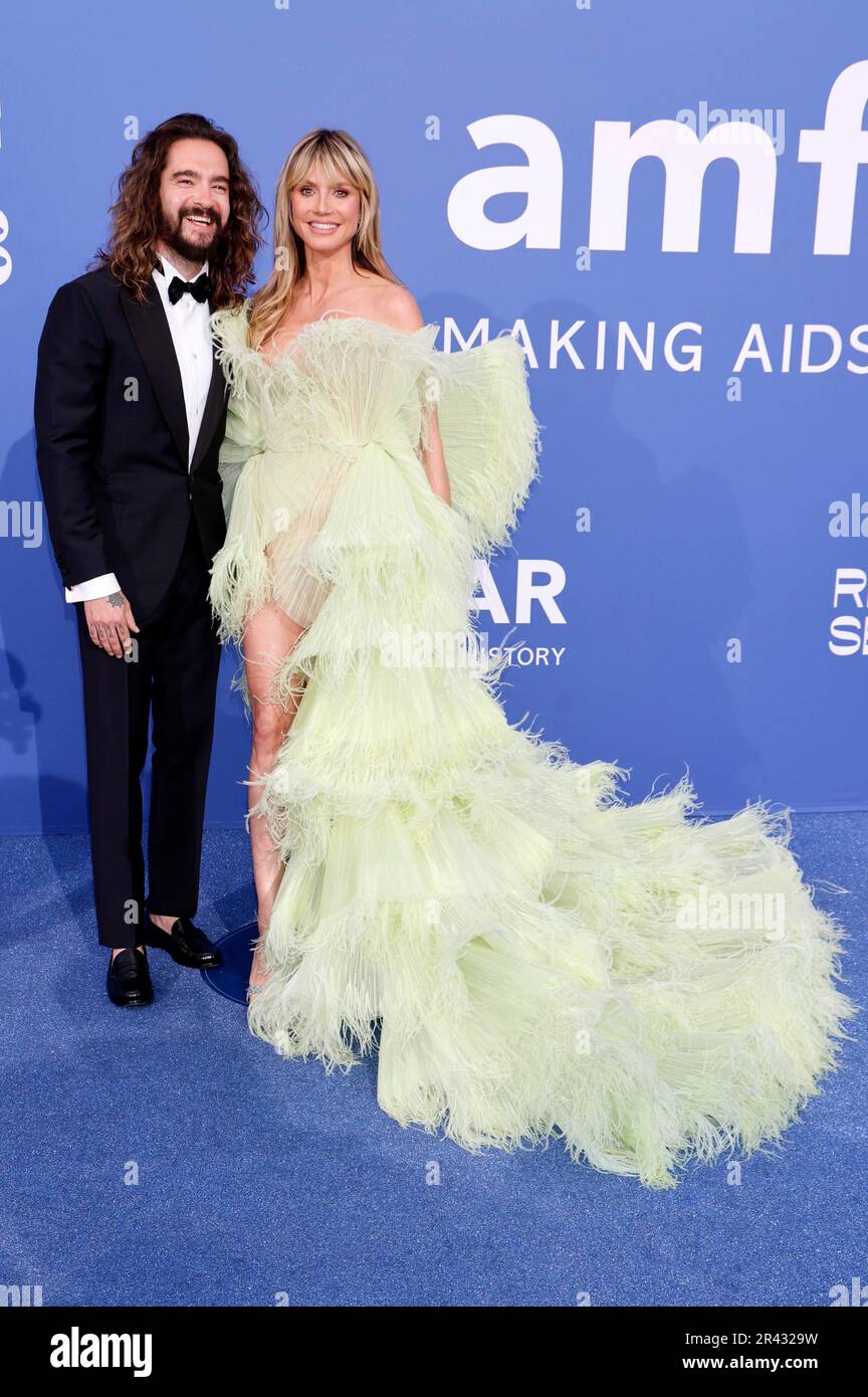 Tom Kaulitz mit Ehefrau Heidi Klum bei der 29. amfAR Gala Cannes im