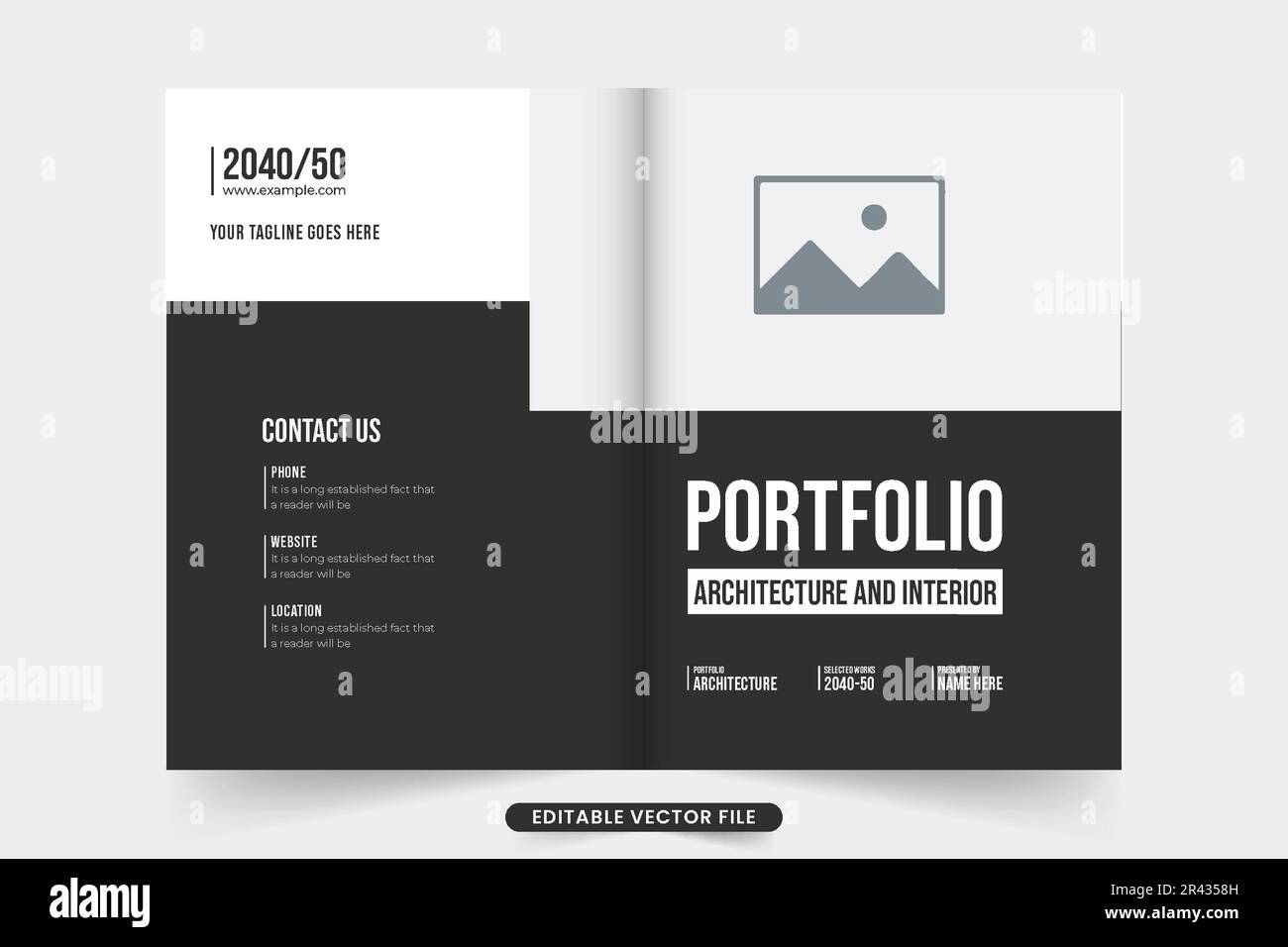 Landscape Portfolio Cover Sheet Examples