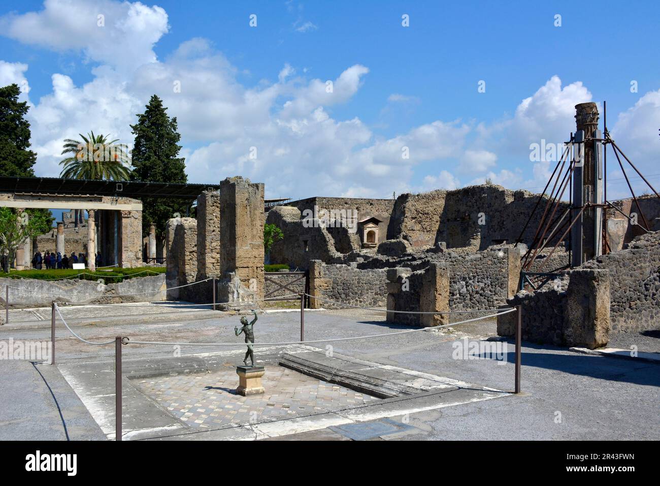 Fonderia Sommer, Larco Vittorio. Napoli, scavi archeologici di Pompei, Italy, Italia, Pompei Bronze Stock Photo