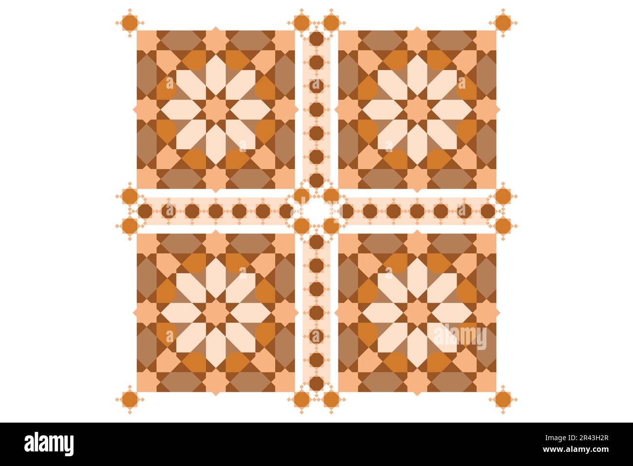 Arabic pattern Vectors. Islamic pattern. Geometric mandala. vintage tiles patterns antique seamless design. Stock Vector