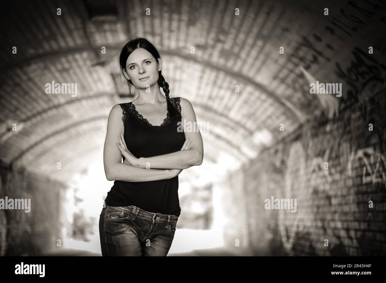 Concept image face black and white hi-res stock photography and images ...
