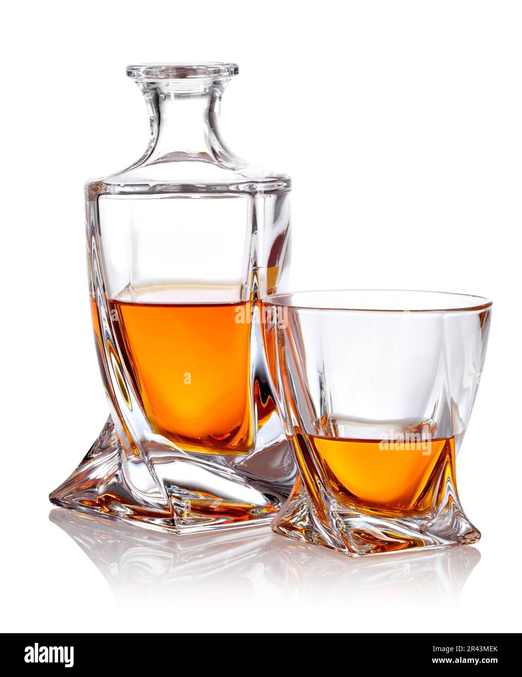 Glass of scotch whiskey with clipping path Stock Photo - Alamy