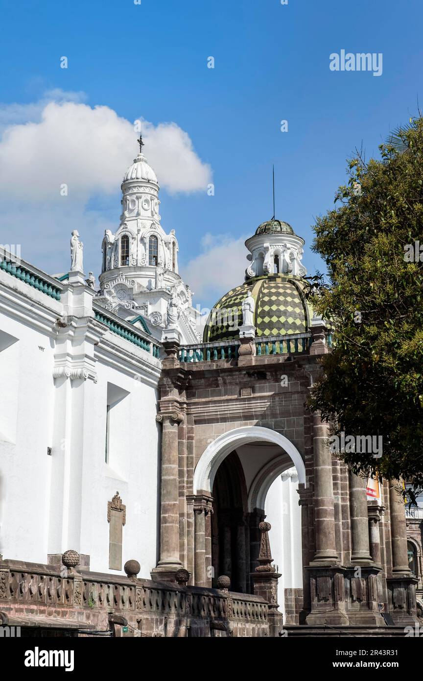 Metropolitan Cathedral, Quito, Pichincha Province, Ecuador, Unesco World Heritage Site Stock