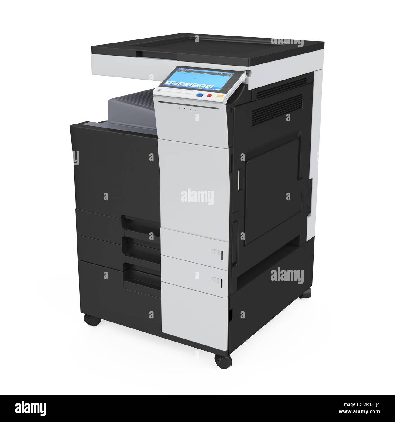 Office Multifunction Printer Isolated Stock Photo Alamy