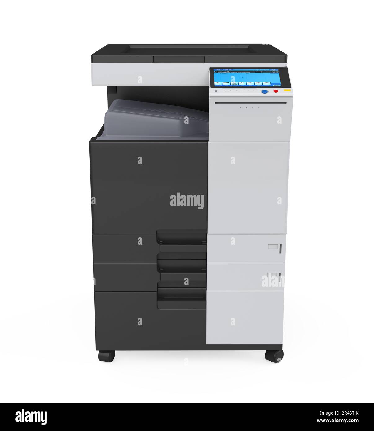 Office Multifunction Printer Isolated Stock Photo Alamy