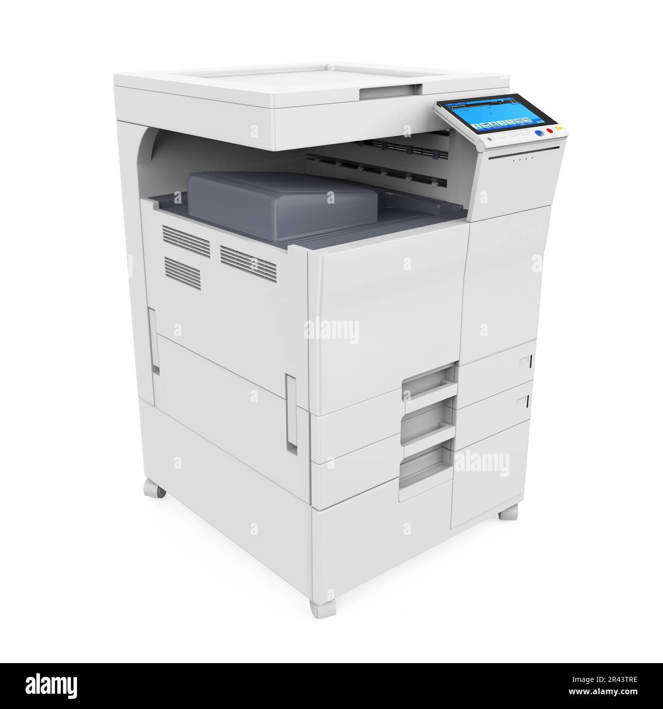 Office Multifunction Printer Isolated Stock Photo Alamy