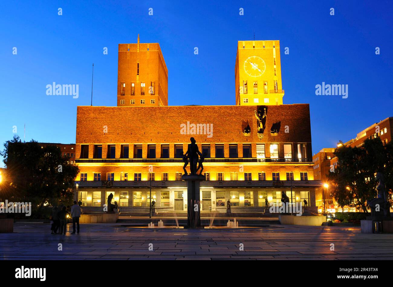 Old City Hall, radhus, Oslo, Norway Stock Photo - Alamy