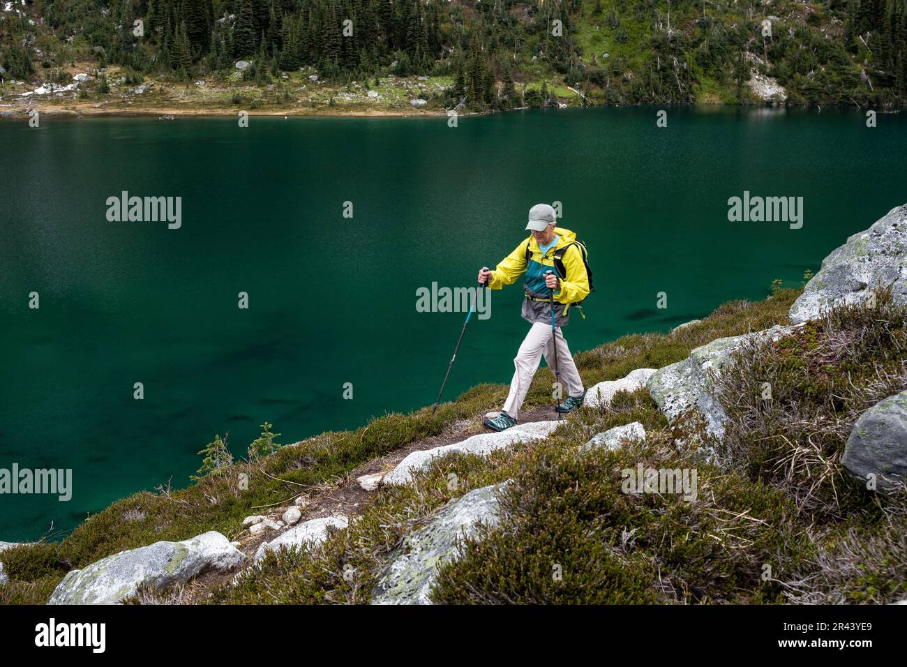 60 years old alone lake hi-res stock photography and images - Alamy