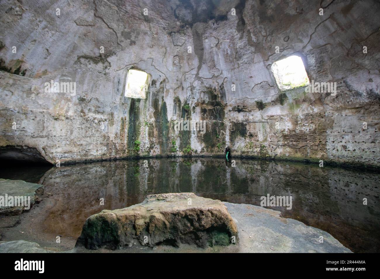 Mercury temple in baths of Baia Stock Photo