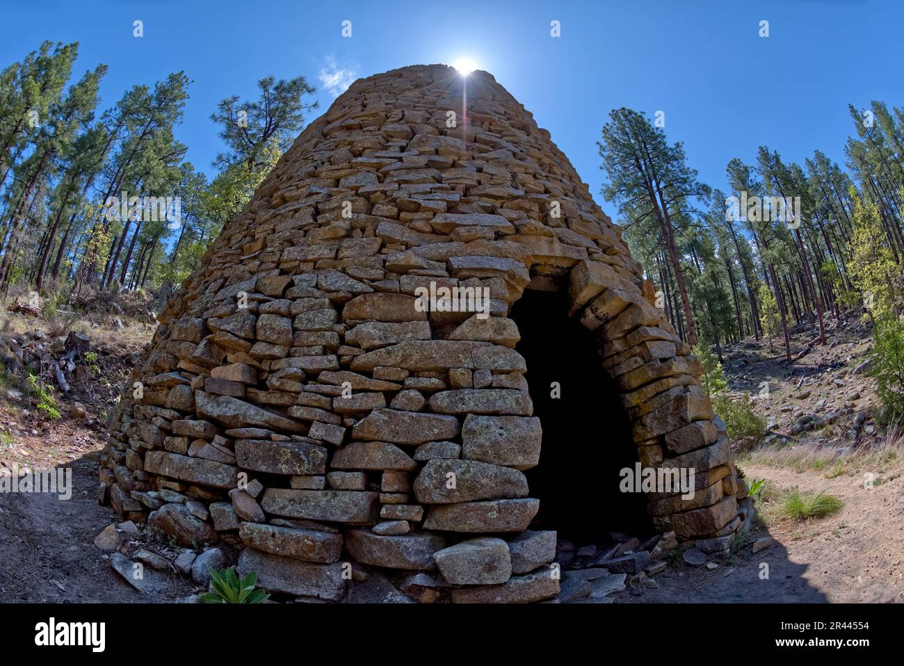 Historic Walker Charcoal Kiln in Prescott AZ Stock Photo - Alamy