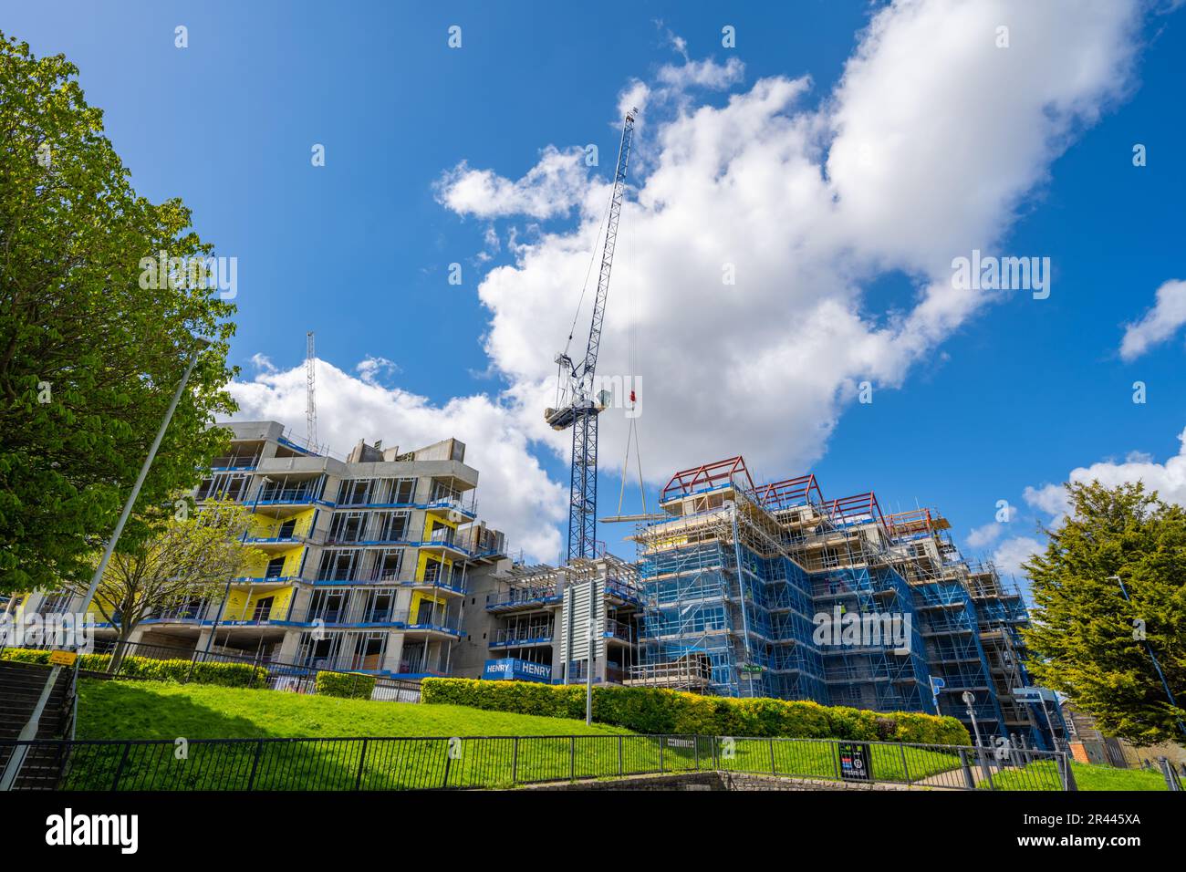 New housing being built in Gravesend Kent Stock Photo Alamy